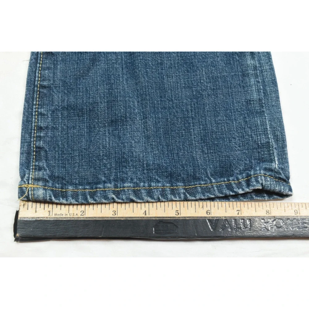G-Star Raw Bootcut Jeans Mens 34x34 Blue Low Rise Straight Leg Button-Down Denim